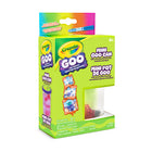 Crayola - Mini pot de Goo-BRICOLAGE GOO PEU SALISSANT : La formulation spéciale garantit que la substance ne colle pas aux vêtements, aux cheveux ou aux mains, ce qui facilite le nettoyage pour les parents