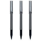 uni-ball – Stylos à bille roulante Deluxe – 0,5 mm – noir – paquet de 3  -Couleur de l'encre : Noir