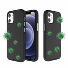 Étui Antimicrobien Armour 2X Noir pour iPhone 12/12 Pro-Mince et léger