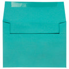 JAM Paper - Enveloppes d'invitation colorées A6 - 4,75 x 6,5 - bleu mer recyclé - Paquet de 50-Caractéristiques de l'enveloppe : Fermeture à rabat droit gommé, finition en papier lisse de haute qualité, fabriquée avec 30 % de matériaux recyclés