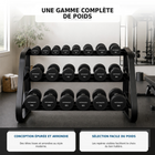 MotionGrey - Haltère  à poids fixe pour l’entraînement musculaire à domicile - 5 lb-Poids lb: 4,9