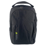 Tucci Italy - Sac à dos Adventurer Laptop - Moyen - Noir-Prêt pour ordinateurs portables – Convient aux portables jusqu’à 16" dans le compartiment principal rembourré