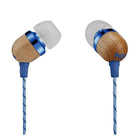 House of Marley – Écouteurs intra-auriculaires Smile Jamaica, denim (EM-JE041-DN)-Micro intégré avec commande à un bouton 