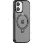 Torras - Coque Ostand Q3 Spin Series pour iPhone 17 - Noir-Protection contre les chutes de 10 pi, prête pour l’aventure. Deux fois plus résistant que les exigences de chute de la norme MIL-STD-810H. Protection au-delà des normes militaires. Technologie d’amortissement des chocs ShockMATMC brevetée. Bordure surélevée autour de l’appareil photo et rebord d’écran.