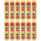 Cra-Z-Art - Aquarelles lavables avec pinceau - Plateau à chevilles - 8 couleurs par ensemble - 12 ensembles-Profitez de couleurs vives et de teintes lisses avec cet ensemble de couleurs amusant à 8 comtes