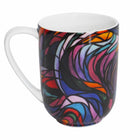 Oscardo - Tasse porcelaine « Salmon Hunter » de Don Chase - 485 ml-Tasse en porcelaine à forme large - Contient 485 ml / 16 oz, idéale pour le café, le thé et les boissons chaudes