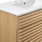 Modway - Render 36" Vanette de salle de bain - Oak White-8