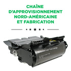 CIG - Cartouche de toner Lexmark T640 remise à neuf - rendement élevé - noir- Garantie de 2 ans avec garantie de performance à 100 %