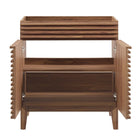 Modway - Render 30" Armoire de toilette de salle de bain (lavabo non inclus) - Noyer-Matchs non inclus