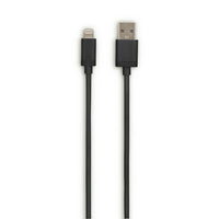 NXT Technologies - Câble tresse Lightning à USB, 6 pi, noir-Câble tresse de 6 pi, resistant aux accrocs et aux enchevêtrements
