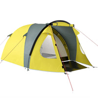 Outsunny - Tente de camping pour 4 personnes-Chambre spacieuse et divisible pouvant accueillir confortablement 3 à 4 personnes assises ou 2 à 3 personnes couchées
