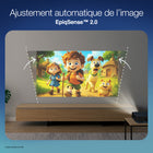 Epson - Projecteur style de vie personnel 4K PRO-UHD Lifestudio Pop Plus avec technologie Sound by Bose - Marine-Solution parfaite pour les soirées de jeux - expérience de jeu fluide et réactive sur grand écran de 3,8 m (150 po) pour des courses épiques, des batailles coopératives et plus encore