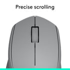 Logitech - M280 souris sans fil - Gris-Contrôle fluide du curseur: découvrez un suivi précis (jusqu’à 1 000 PPP) et une sélection facile du texte avec cette souris sans fil pour ordinateur portable grâce au capteur optique avancé de Logitech	