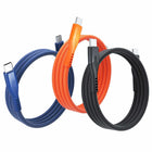 Statik - MagStack Pro Câble de Charge/Sync Magnétique USB-C vers USB-C 3.3 pi, Orange-Anti-nœuds : Grâce à son nylon renforcé et entièrement magnétique, ce câble durable ne s'emmêle jamais et ne devient jamais désordonné