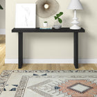 Hudson&Canal - Console Soren 55" L - Grain noir-Nettoyer avec un chiffon doux et sec, sans produits chimiques agressifs ni produits de nettoyage abrasifs