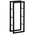 HOMCOM - Porte-bûches pour cheminée- 15,7 po x 9,8 po x 39,4 po-Porte-bûches pratique, maintient les bûches ensemble de façon serrée et sécurisée 