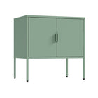 Manhattan Comfort - Ava 23,6 po Buffet Moderne d’Appoint - Vert-Conçu avec de l’acier de haute qualité pour garantir une utilisation durable