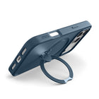 AXS - PROShield Stand MagSafe Compatible Apple iPhone 17 Pro Max - Bleu-Finition douce au toucher pour une prise en main confortable