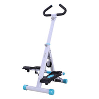 Soozier - Stepper Machine D’Exercice - Stepper D’Escalier Avec Guidon - Turquoise-Fonctions 2-en-1, à la fois mini stepper et twister  