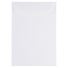 JAM Paper - Enveloppes à ouverture au sommet et rabat droit gommé, 7 po l x 10 po H, blanches, 200 par paquet-Blanc