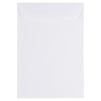 JAM Paper - Enveloppes à ouverture au sommet et rabat droit gommé, 7 po l x 10 po H, blanches, 200 par paquet-Blanc