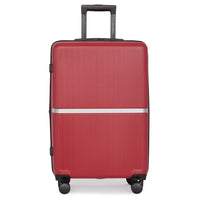Air Canada - Bagage de soute rigide Laurentian de 24 po - roulettes pivotantes à 360 degrés - rouge-Le bagage de soute moyen offre un espace de rangement pratique pour les longs voyages