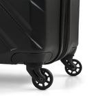 Swiss Mobility - Ensemble de 3 valise rigide ABS - Noir-Dimensions (avec roues) - Bagage à main: 14.5 W x 21.2 H x 7.5 D po, Moyen: 17 W x 26 H x 10.2 D po, Grand: 19 W x 30 H x 12.2 D po