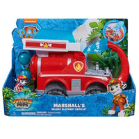 PAW Patrol - Camion de pompiers Marshall Elephant avec lance-projectiles-Camion de pompier en forme d'ÉlÉphant : lorsque le devoir vous appelle, fixez marcus dans le siège du conducteur et partez à la rescousse. utilisez les défenses d'éléphant et les roues surdimensionnées pour éliminer tous les obstacles.