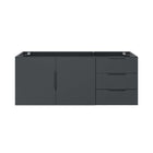 Modway - Vitality 48" Armoire de lavabo de salle de bain compatible double ou simple (non inclus) - Gris-Vanité de salle de bain moderne