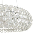 Modway - Halo Pendentif 25" Lustre-Abat-jour en verre blanc