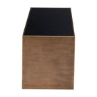 Zuo - Reed Table basse - Laiton/Noir-Dimensions: 15,7 po L x 47,2 po L x 16,5 po H