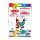 Crayola - Marqueurs Super pointes Couleurs chouchou du monde - Paquet de 20-LAVABLES ET NON TOXIQUES : Les marqueurs lavables Crayola sont sécuritaires et se nettoient facilement. Ils sont conçus pour se laver de la peau et de la plupart des vêtements pour enfants