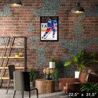 Artemi Panarin 20x29 sur toile Rangers Action-V - Toile encadree - 22" x 31"-Sous licence officielle de la LNH et de l'AJLNH
