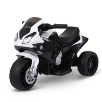 Aosom - Moto pour enfants, moto électrique 6v pour tout-petits avec phare - noir-Moto électrique à chevaucher sous licence BMW avec une apparence réaliste pour les enfants de 18 à 36 mois 