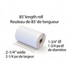 Eddie pis - Rouleau de papier thermique - 2-1/4 po x 85 pi - Paquet de 250 (Sans BPA)-Dispose d'un indicateur de ligne rouge fin de rouleau