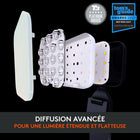 Logitech Litra Glow Premium Lumière LED Streaming avec TrueSoft pour PC/Mac - Graphite-Sûr pour le streaming de tous les jours : Gaming, podcast ou émissions, Litra Glow lumière LED ajustable, satisfait les directives les plus strictes des test UL pour une utilisation en continu