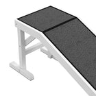 PawHut - Rampe pour animaux, marches de lit pour chien avec tapis antidérapant, 59 po L x 16 po l x 20 po H - blanc-Couleur : Blanc 