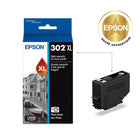 Epson - Cartouche d'encre T302XL Claria Premium - Grande capacité - Noir photo-Photos brillantes autant sur papier ordinaire que sur papier glacé