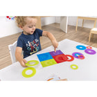 Miniland - MLE32160 Anneaux de couleur mathématiques translucides-Âges de 2 à 5 ans