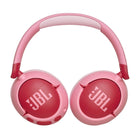 JBL - Junior 470NC Casque circum-auriculaire sans fil à réduction de bruit pour enfant - Rose-50 heures d’autonomie de batterie