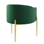 Modway - Savour Touffe Performance Velvet Chaises d’accent - Émeraude - Ensemble de 2-Capacité du poids de la chaise : 300 lb