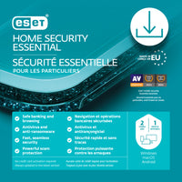 ESET - Sécurité essentielle pour les particuliers - 1 appareils - Abonnement d'2 ans [téléchargement]-BANQUE ET NAVIGATION SANS SOUCI : Effectuez vos opérations bancaires, achats et naviguez en toute sécurité grâce au mode navigateur sécurisé. L’extension supplémentaire « Confidentialité et sécurité du navigateur » pour Windows vous aide à rechercher en toute sécurité, nettoyer votre navigateur et bloquer les sites de hameçonnage.