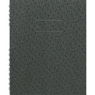 Blueline® – Cahier de notes NotePro, 9 1/4 po x 7 1/4 po, noir genre autruche, 192 pages-Allie la durabilité d'une couverture rigide à la flexibilité d'un cahier spiralé. 
