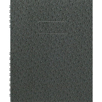 Blueline® – Cahier de notes NotePro, 9 1/4 po x 7 1/4 po, noir genre autruche, 192 pages-Allie la durabilité d'une couverture rigide à la flexibilité d'un cahier spiralé. 
