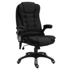 Vinsetto - Chaise de bureau de massage avec vibrations 6 points - noir-6 points de massage par vibrations pour détendre votre corps