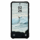 UAG - Étui Pathfinder Rugged Transparent avec aimants pour Samsung Galaxy S26, Gris Cendre/Noir-Conception co-moulée surélevée