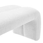 Modway - Dax Chenille de 50,5" Rembourré Banc d’accent - Frost-8