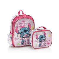 Heys - Ensemble 2 pièces Disney Kids Lilo & Stitch sac à dos et sac à lunch-Sac à dos avec sac à lunch détachable assorti, idéal pour l’école et le quotidien