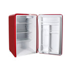 Magic Chef - Mini-réfrigérateur rétro rouge de 3,2 pi³ sans congélateur-3 étagères en verre amovibles permettent de ranger une grande variété d'aliments et de boissons