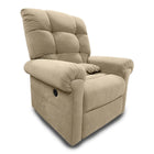 Journey - Fauteuil releveur Perfect Sleep Deluxe Plus 2 zones chauffage et massage Microlux - tan-Le design du fauteuil releveur motorisé permet de s’asseoir, de se détendre, de s’incliner et de dormir dans un seul fauteuil